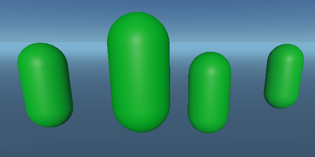 หน้าตา goblin ที่ถูกสร้างซ้ำหลายๆ ตัวใน scene